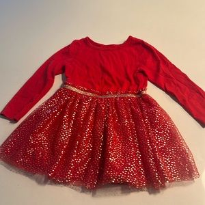 Cat & Jack 3T long sleeve tshirt tutu dress